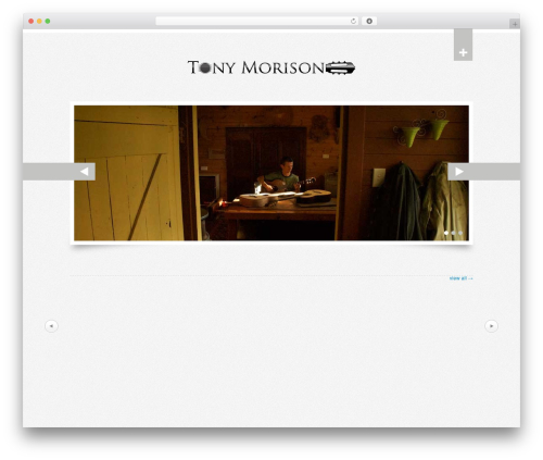 WordPress Wave WP theme - tonymorison.com