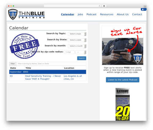 Simplr Registration Form Plus+ (simplr-registration-form) free WordPress plugin - thinbluetraining.com Simplr Registration Form Plus+ (simplr-registration-form) free WordPress plugin - thinbluetraining.com
