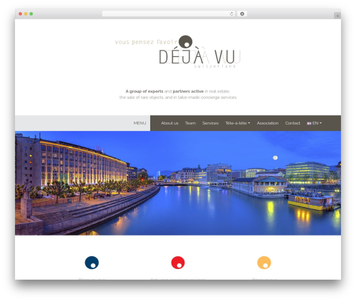 WP Bootstrap Starter WordPress theme - deja-vu-switzerland.ch