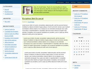 Wpdesigner5 WordPress theme by Small Potato