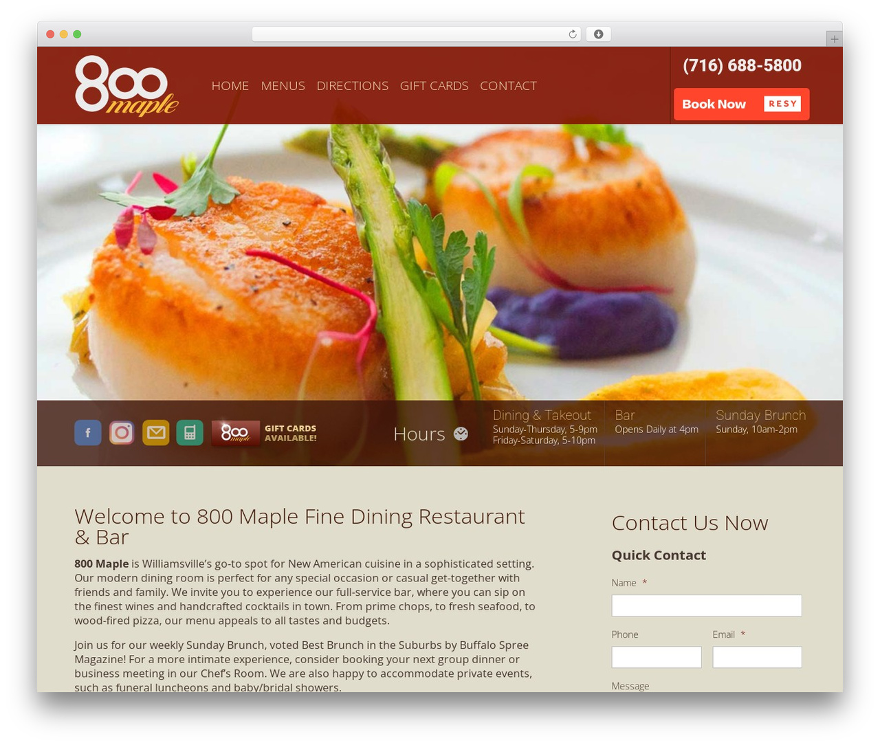 800maple WordPress theme - 800maple.com