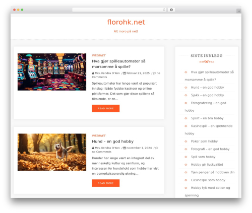 Ample Blog WordPress theme design - florohk.net Ample Blog WordPress theme design - florohk.net