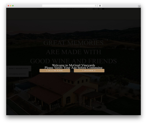 Wpeventplus WordPress plugin - mcgrailvineyards.com