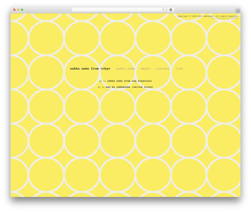 BASIC SAMPLE best WordPress theme - zakkanews.com