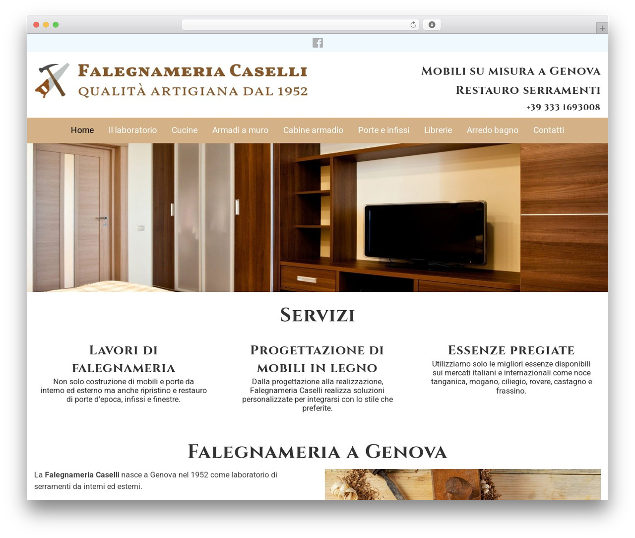 Ginger Theme WordPress theme - falegnameriacaselli.com
