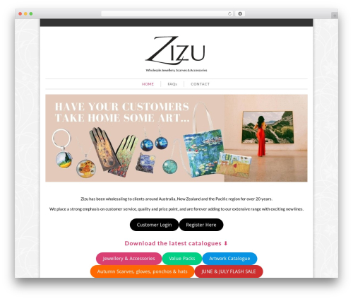 Maya Shop WordPress store theme - zizu.com.au
