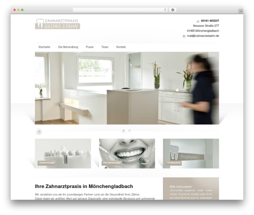 Mollis theme WordPress - zahnarztstaehn.de