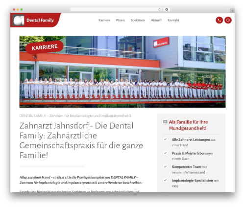 Pohl Wordpress theme WordPress theme - zahnarzt-chemnitz.de