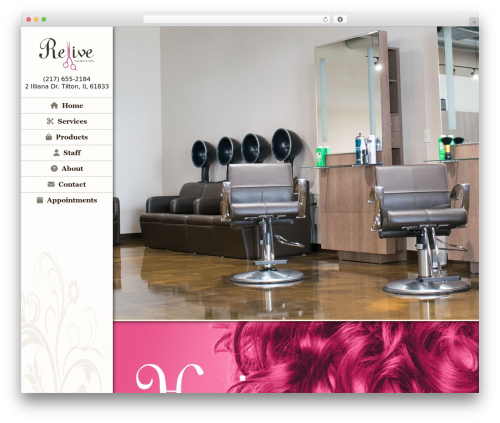Temp WordPress theme - revivesalon-spa.com
