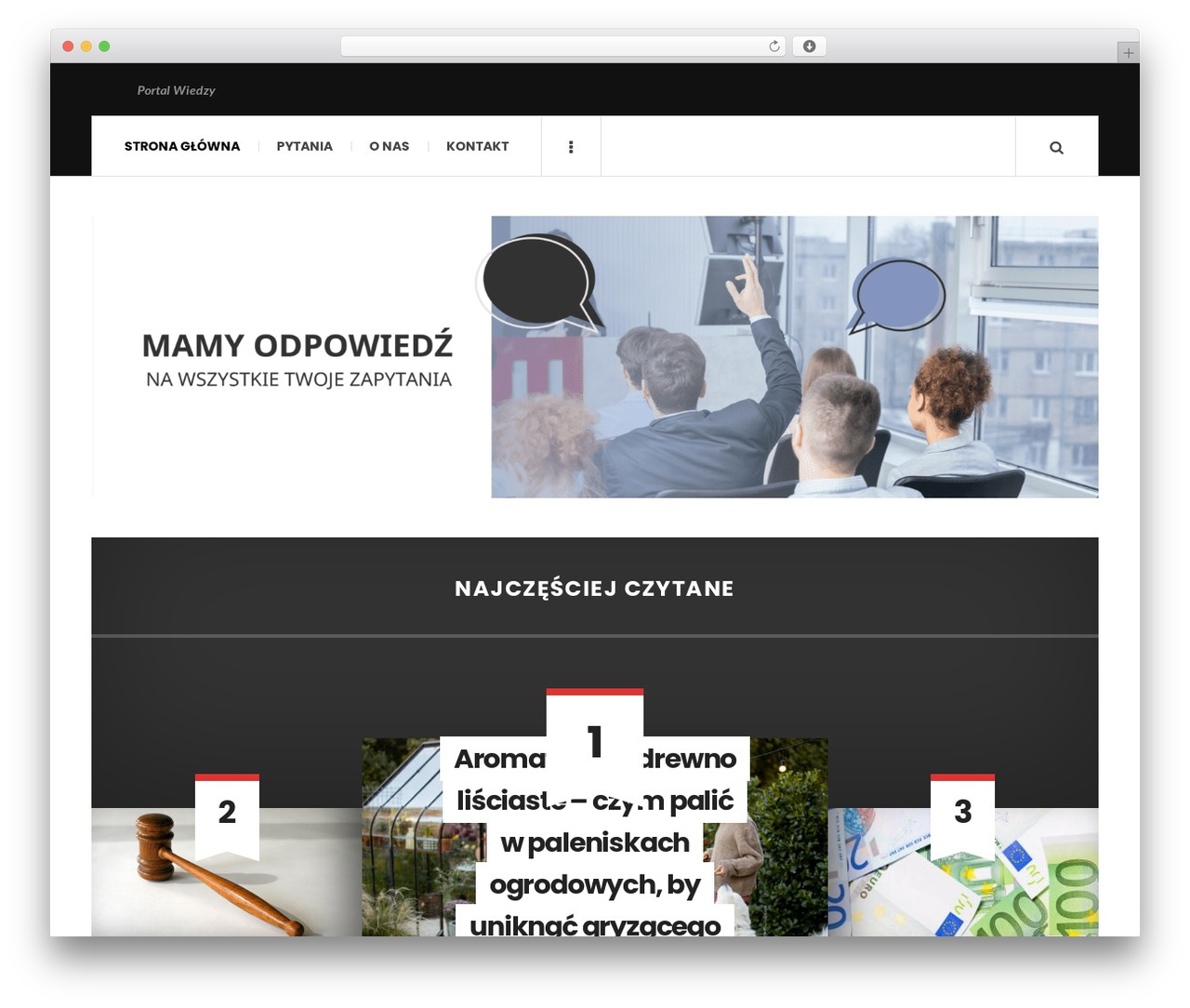 Theme WordPress JustWrite - zapytujemy.pl Theme WordPress JustWrite - zapytujemy.pl