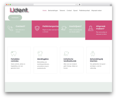 Timan WordPress theme - ijdent.nl