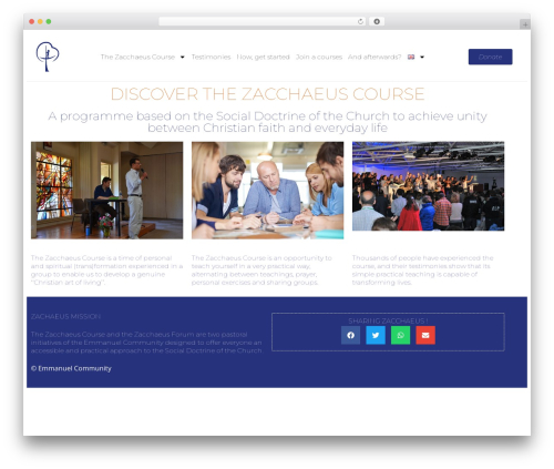 zachee WordPress theme - zachee.com