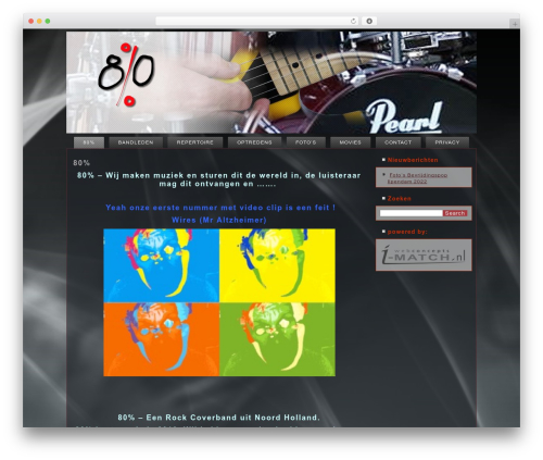 80procent_concept2 WordPress theme - 80procent.nl