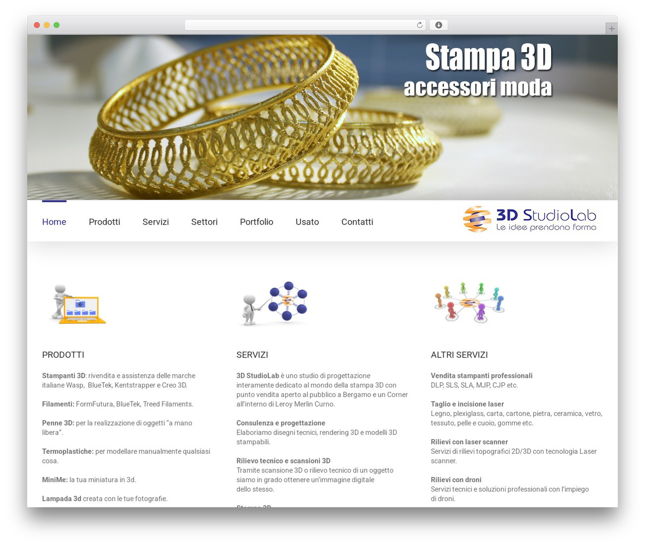 Avada premium WordPress theme - 3dstudiolab.it