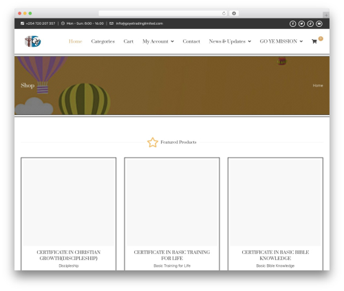 Bakery best WordPress theme - goyetradinglimited.com