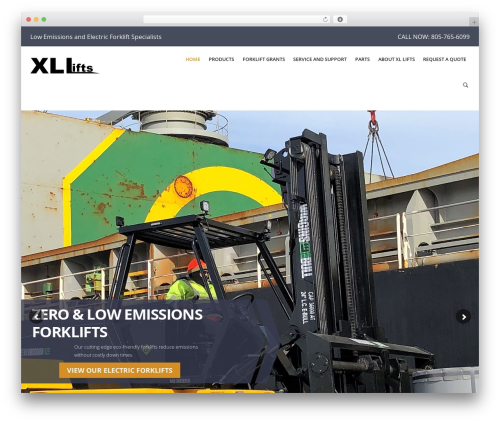 Billio WordPress theme - xlliftsinc.com
