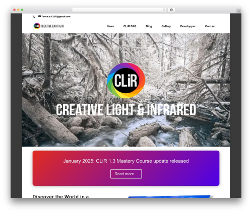 Bruno top WordPress theme - creativelightinfrared.com