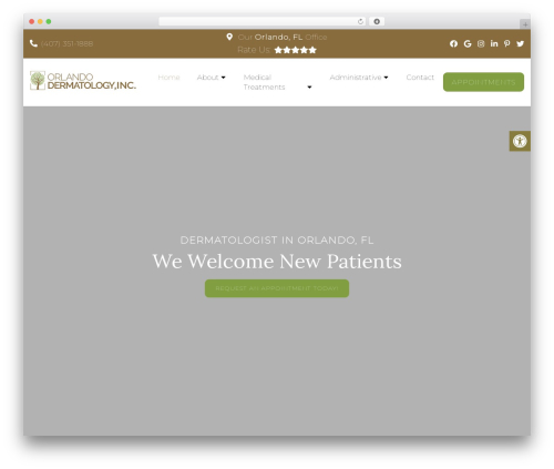 Central - Child WordPress theme - orlandodermatologyinc.com