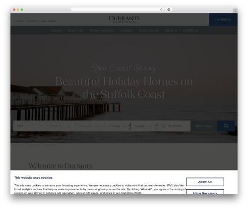 Creatomatic lightbox WordPress plugin - durrantsholidaycottages.co.uk