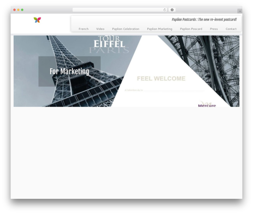 Customizr theme WordPress - paplionpostcards.com