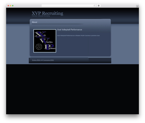 Dark Side WordPress theme - xvprecruiting.com