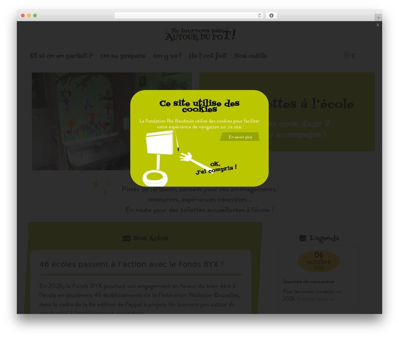 Deligraph WordPress website theme - netournonspasautourdupot.be