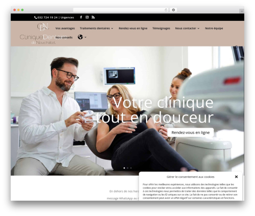 Web stat WordPress plugin - cliniquedentairedeneuchatel.ch