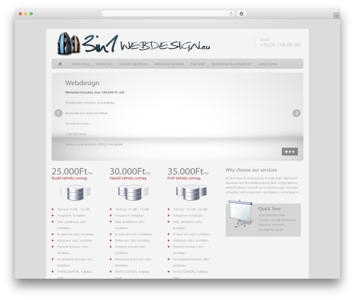 Epsilon WordPress theme - 3in1webdesign.eu