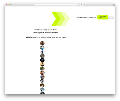Etch Theme best WordPress theme - motionrental.com.au