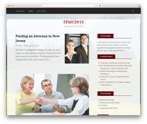 Ex Astris WordPress theme - 3pmc2015.com