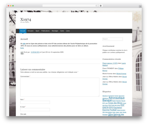 Expound theme WordPress - x1974.fr
