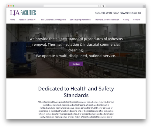 fcs theme WordPress - ljafacilities.co.uk