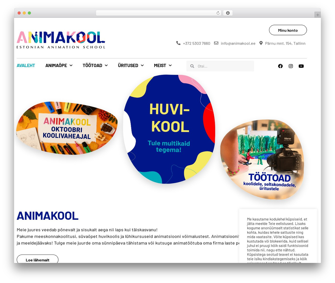Hello Elementor WordPress theme - animakool.ee Hello Elementor WordPress theme - animakool.ee