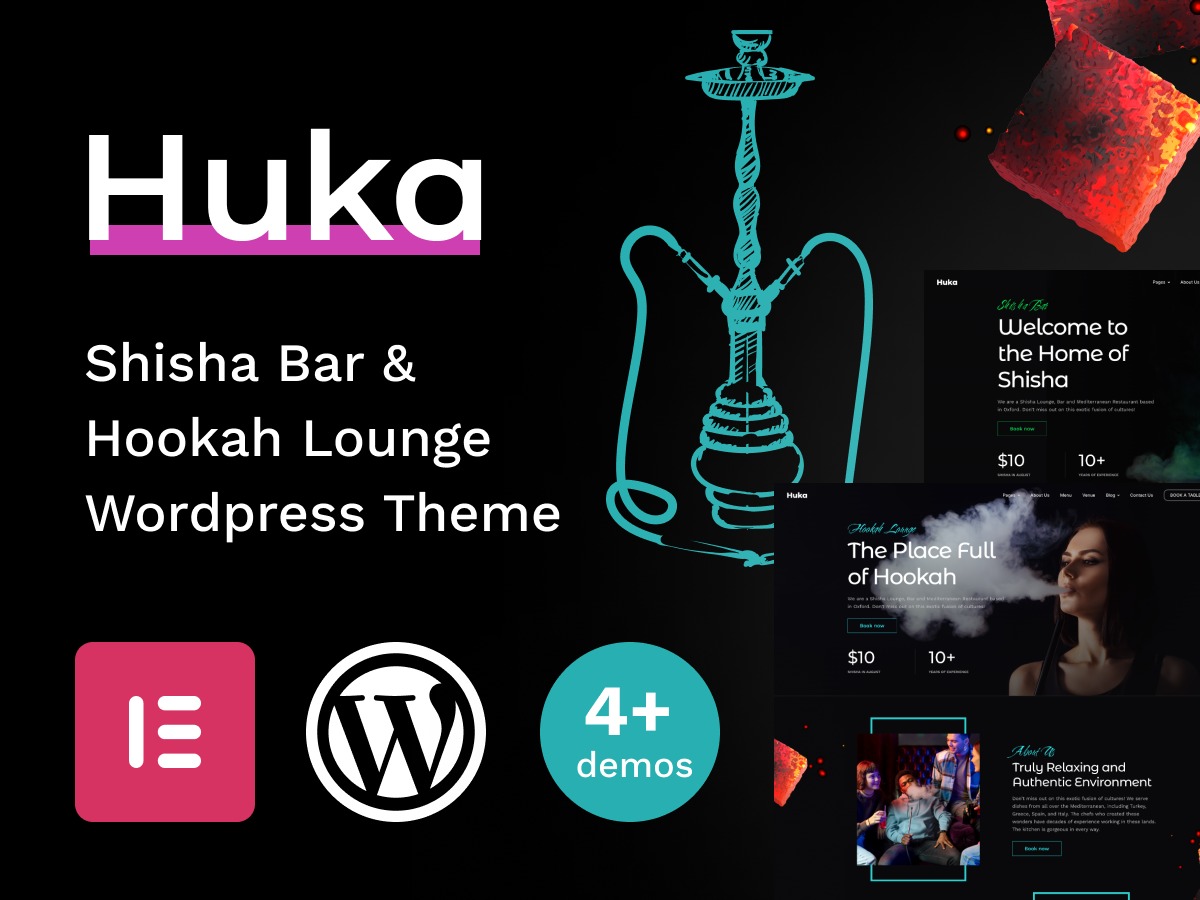 Huka Child Theme WordPress theme design