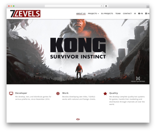 Integral theme WordPress - 7lvls.com