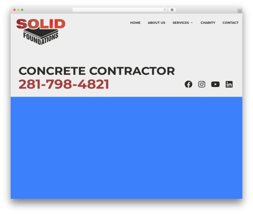 JohnnyoTheme WordPress theme - solidfoundationsltd.com