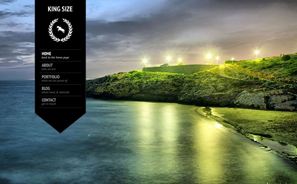 KingSize WordPress theme design by Denoizzed & Our Web Media
