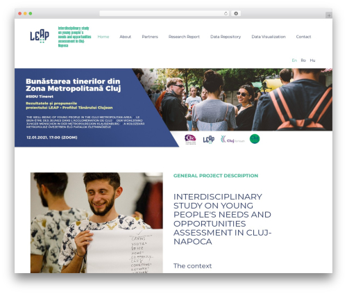 LeapCluj WordPress theme - leapcluj.ro