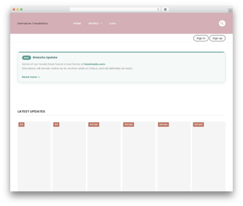 madara WordPress theme design - eternalune.com