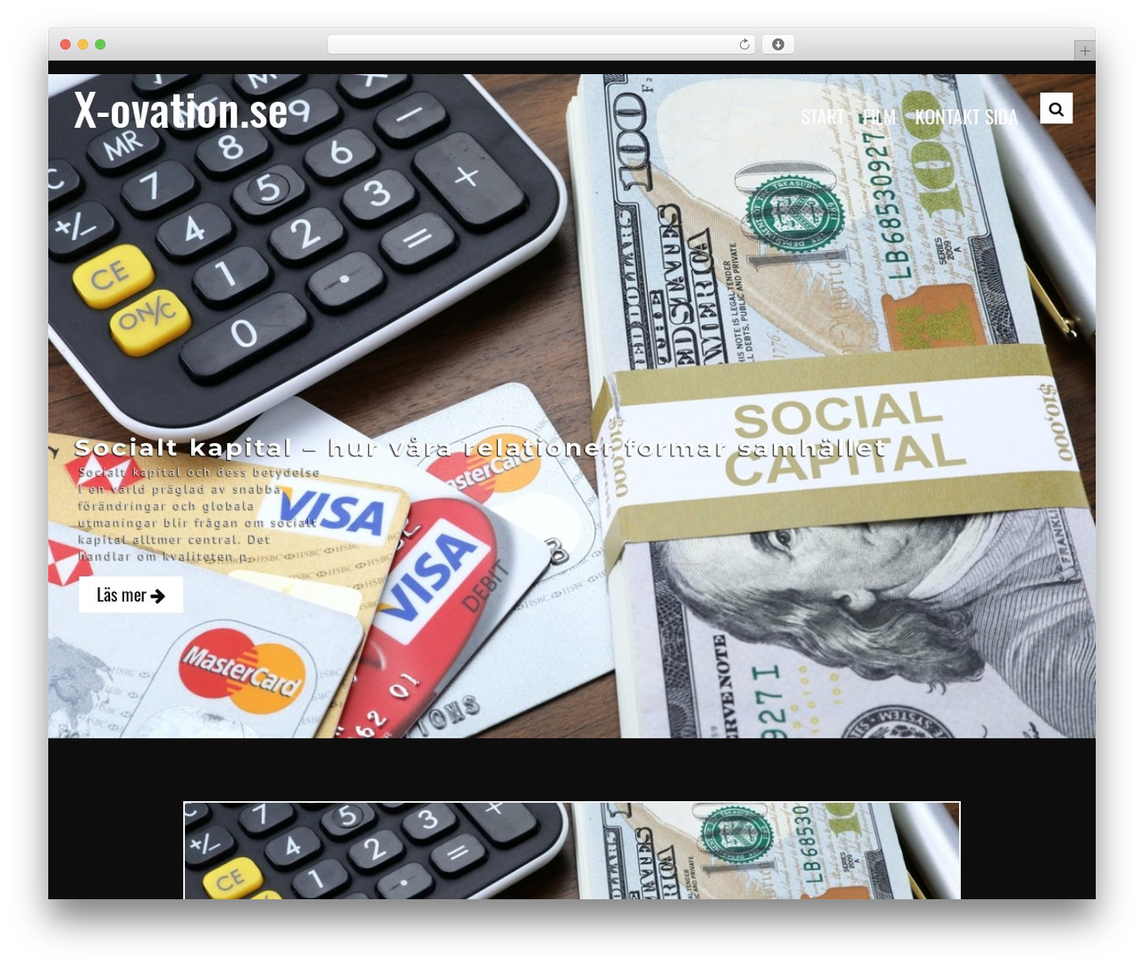 NullPoint theme WordPress - x-ovation.se
