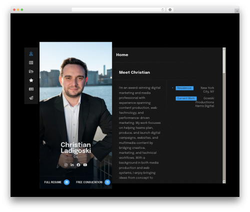 Ryancv advanced background WordPress plugin - christianladigoski.com