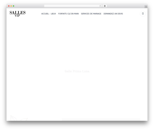 Nozze core WordPress plugin - salleprimaluna.ca