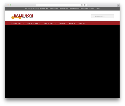 Storefront WordPress ecommerce theme - baldinossafes.com