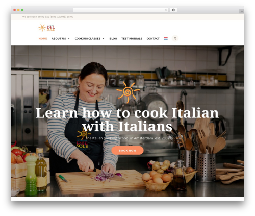 Theme WordPress Basil - cucinadelsole.nl