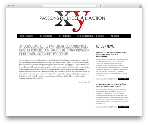 Theme WordPress Eruption - xyconsulting.fr
