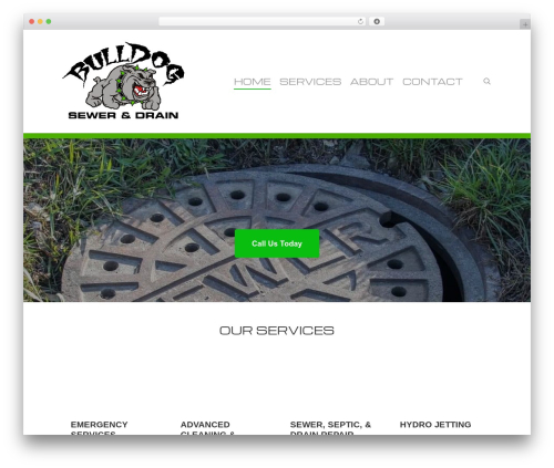 Theme WordPress Salient - bulldogseweranddrain.com
