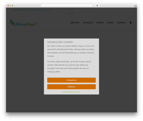 Themify Ultra WordPress website theme - flyinghope.de