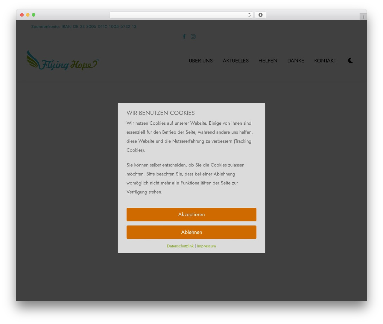 Themify Ultra WordPress website theme - flyinghope.de