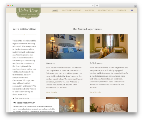 Valta View WordPress theme - valtaview.com