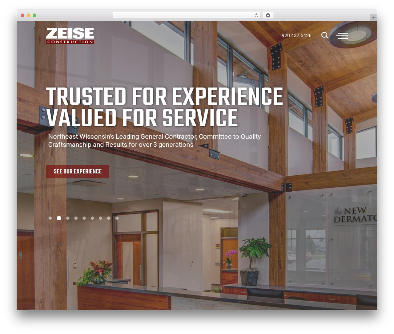 Webfitters theme WordPress - zeiseconstruction.com